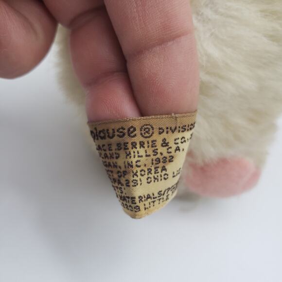 Vintage 1984 Applause Begging Puppy Plush Bib Says "I Love You" - Picture 6 of 6